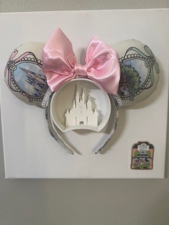 Vintage Coquette Park Hopper Theme Minnie Ears Headband main image 5